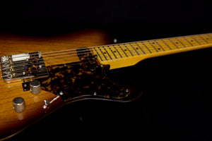 SOLD 2019 Asher T Deluxe Relic Tobacco Burst with Tortoise Detail. $3525.00