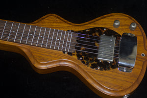 SOLD 2019 Electro Hawaiian Short Scale 6-String Lap Steel in Tempered Swamp Ash, #1166