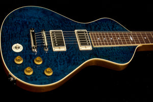 SOLD 2019 Asher Ben Harper Signature Model Lap Steel - Quilted Maple Top with Blue Stain