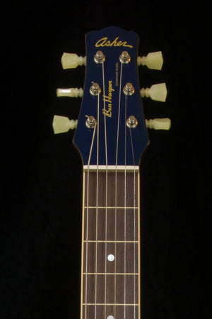 SOLD 2019 Asher Ben Harper Signature Model Lap Steel - Quilted Maple Top with Blue Stain