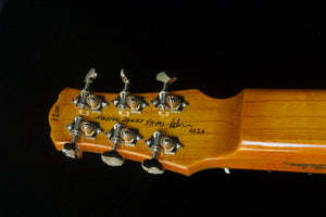 SOLD 2020 Asher Electro Hawaiian Model I Superior Top - Bound Spalted Maple Top Over Ash $3750.00