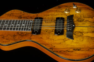 SOLD 2020 Asher Electro Hawaiian Model I Superior Top - Bound Spalted Maple Top Over Ash $3750.00