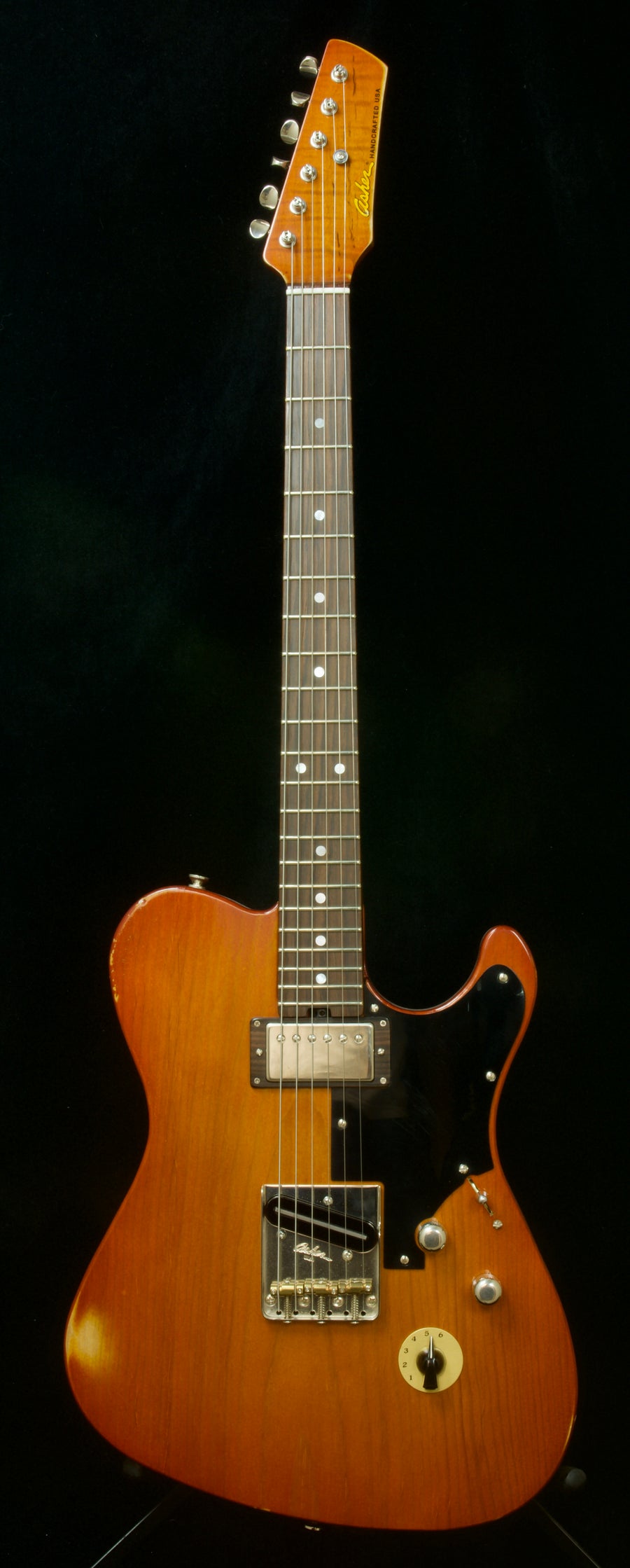 SOLD Asher HT Deluxe Tempered Build, Asher PAF / T Blade Pickups, 6.25lbs $3850.00