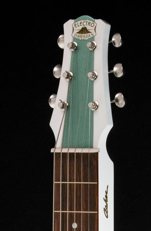 SOLD Asher 2016 Electro Hawaiian Model I Lap Steel Guitar #939  Metallic Sage "Shelby"