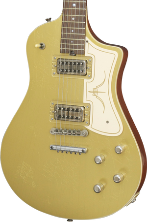 SOLD Asher Electro Sonic Neck Thru Gold Top, Light Relic, #911