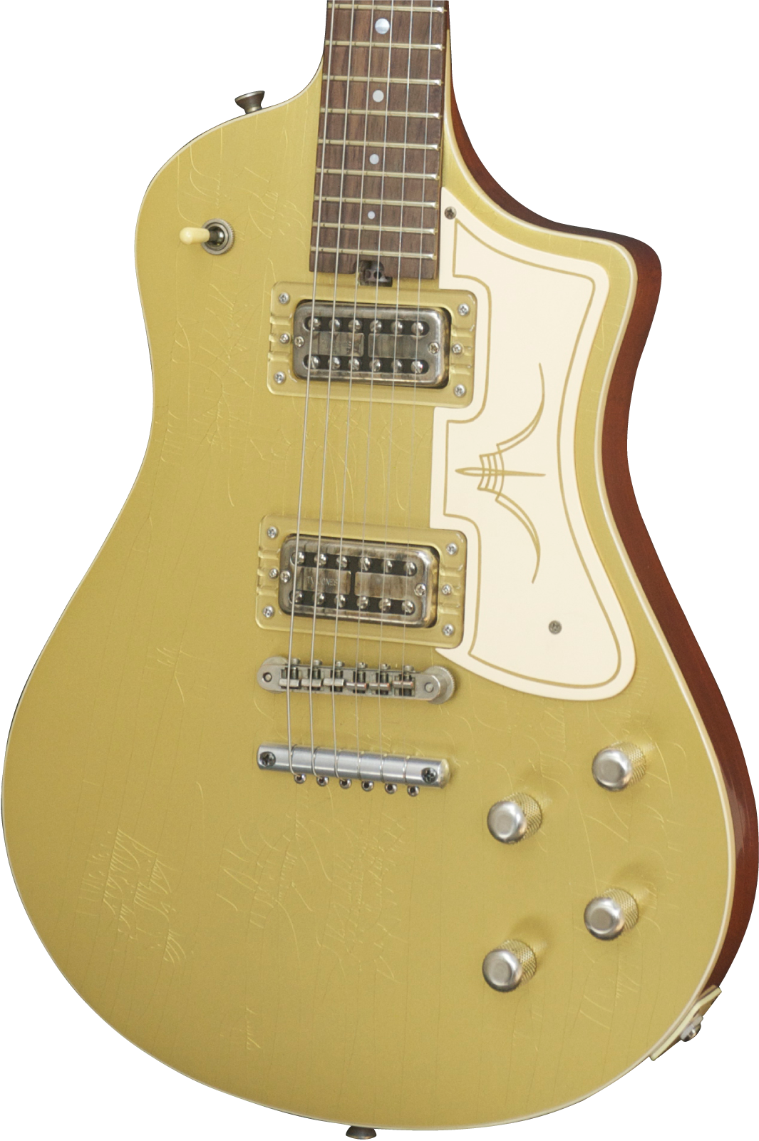 SOLD Asher Electro Sonic Neck Thru Gold Top, Light Relic, #911