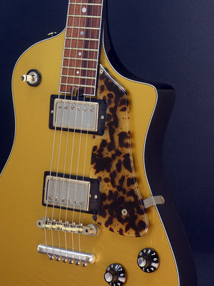 SOLD Electro Sonic Gold Top #1026, Blues Bucker Pickup Set with Custom Face Plates, Custom Details
