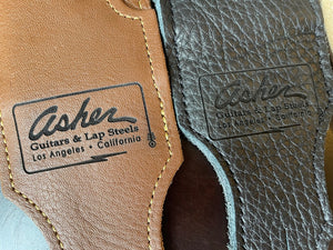 Asher 2.5" Premium Leather Guitar Strap by Franklin - Brown or Black