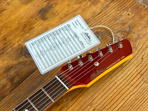 SOLD 2020 Asher T Deluxe Candy Cane Relic Vintage Series with our T Blade Pickups and Demeter Mid Boost