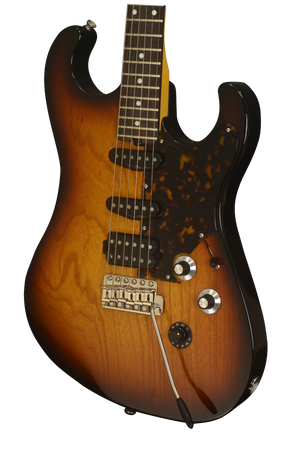 SOLD 2017 Asher SSH Custom Tobacco Burst with Lollar Pickups, #1015