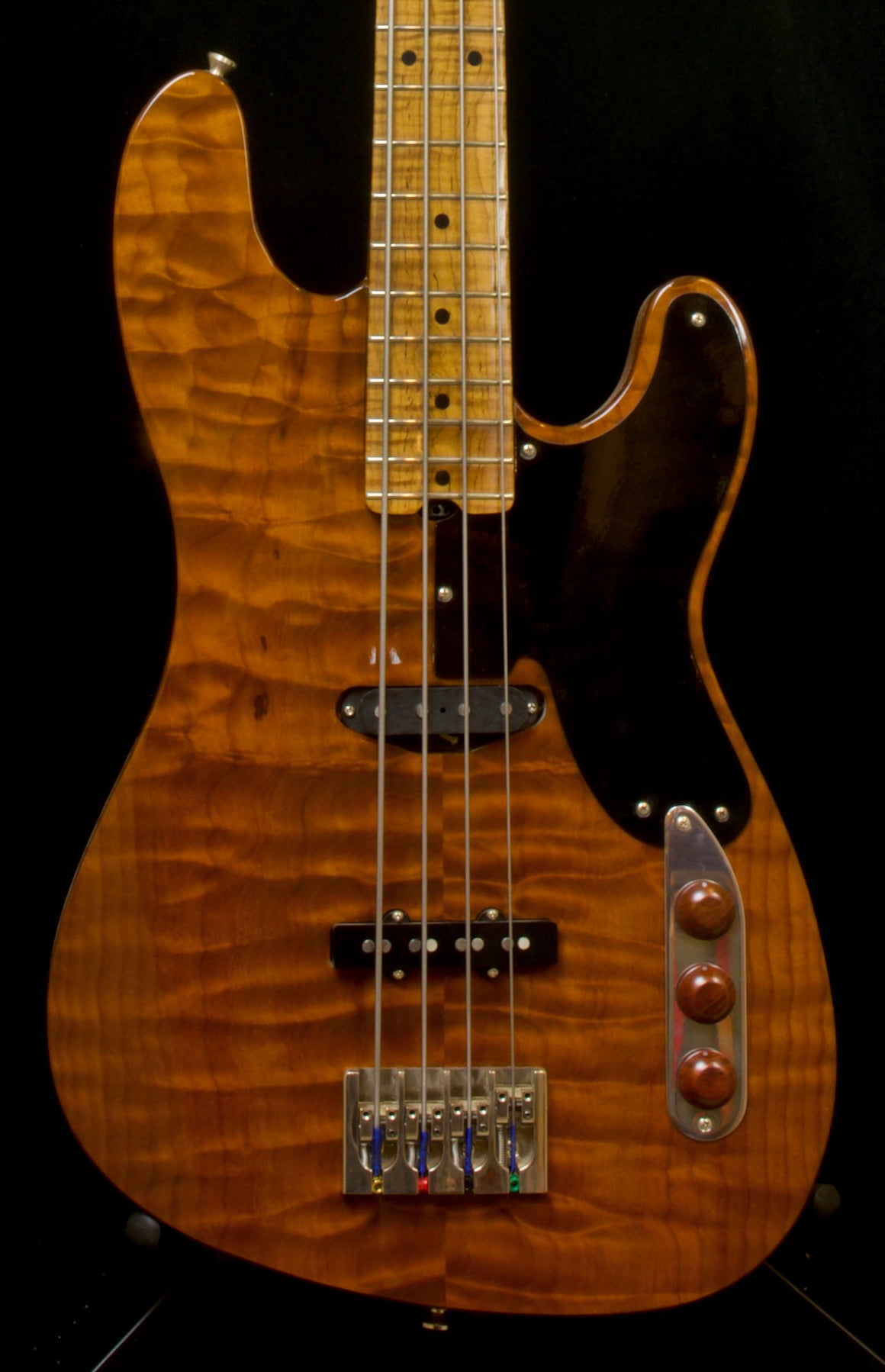SOLD 2020 Asher TJ Bass Master Built with Tempered Body and Neck, 34" Scale, #1201