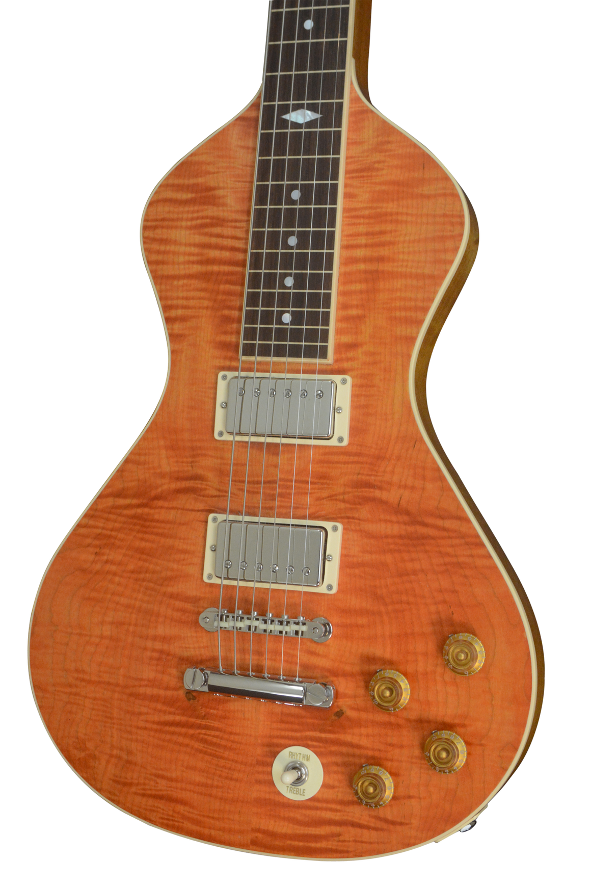 SOLD 2017 Ben Harper Signature Lap Steel #981 Satin Trans Orange - DEMO MODEL