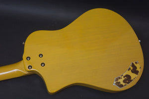 SOLD 2018 Asher Resosonic Rambler with Handcut Original 58 Rambler Hubcap, TV Yellow, #1089