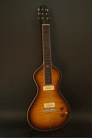 SOLD Asher EH 90 Lap Steel, Poly Tobacco Burst, #743