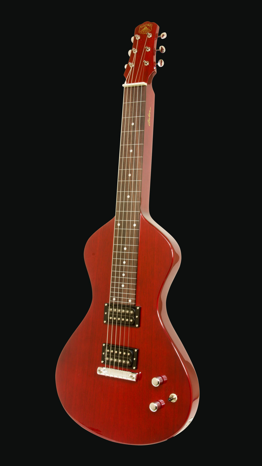 SOLD 2023 Electro Hawaiian® Junior Lap Steel Trans Cherry with Gig Bag!