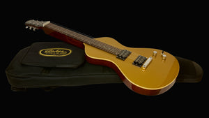 NOW AT WWW.ELECTROHAWAIIAN.COM 2025 Electro Hawaiian® Junior Lap Steel Gold Top with Gig Bag!