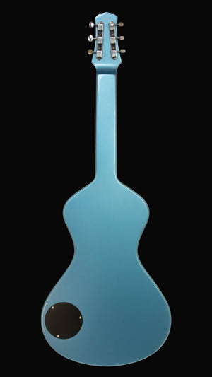 NOW AT WWW.ELECTROHAWAIIAN.COM 2025 Electro Hawaiian® Junior Lap Steel Lake Placid Blue with Gig Bag!