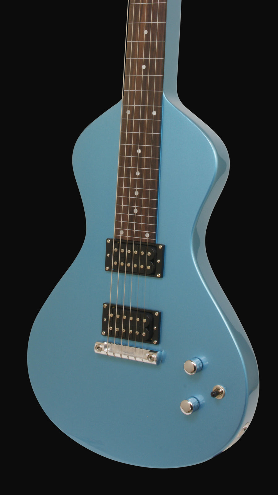 NOW AT WWW.ELECTROHAWAIIAN.COM 2025 Electro Hawaiian® Junior Lap Steel Lake Placid Blue with Gig Bag!