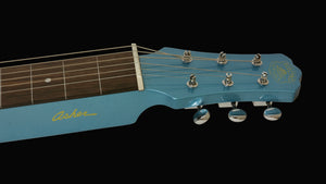 NOW AT WWW.ELECTROHAWAIIAN.COM 2025 Electro Hawaiian® Junior Lap Steel Lake Placid Blue with Gig Bag!