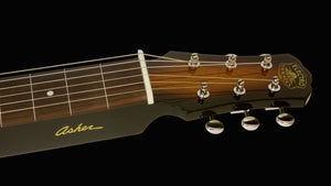 SOLD BONUS UPGRADE: 2022-2023 Asher Electro Hawaiian® Junior Lap Steel Tobacco Burst with LOLLAR PICKUPS, BELLY BAR AND SLIDE BAR!