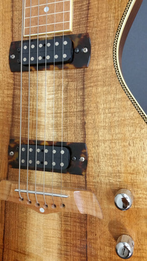SOLD Asher 2016 Electro Hawaiian Model I Lap Steel Guitar, A+ Grade Hawaiian Koa Top #963