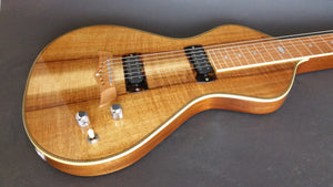 SOLD Asher 2016 Electro Hawaiian Model I Lap Steel Guitar, A+ Grade Hawaiian Koa Top #963