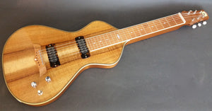 SOLD Asher 2016 Electro Hawaiian Model I Lap Steel Guitar, A+ Grade Hawaiian Koa Top #963