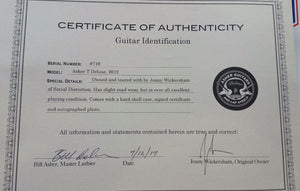 SOLD 2012 T Deluxe Butterscotch #719 Toured with Jonny "2 Bags"/Social Distortion