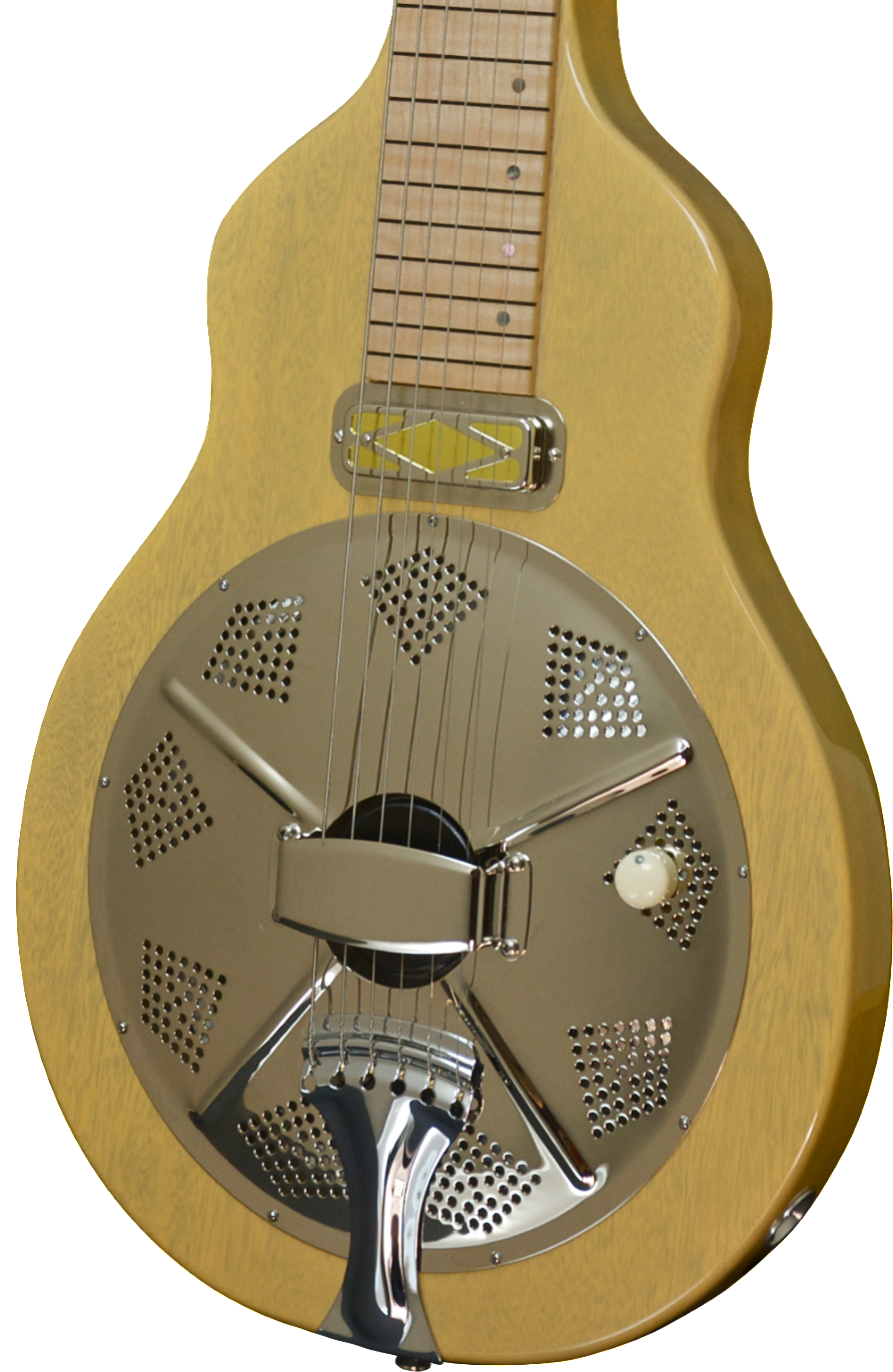 SOLD Asher Reso Steel Lap Steel, 6 string, Butterscotch Nitro, #889
