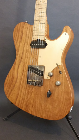 SOLD Asher T Deluxe Roasted Swamp Ash, Anodized Metal Guard, #955 Thin Skin Nitro