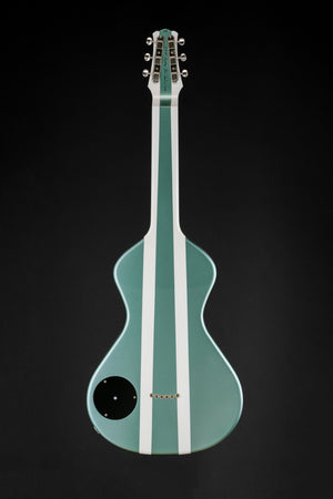 SOLD Asher 2016 Electro Hawaiian Model I Lap Steel Guitar #939  Metallic Sage "Shelby"