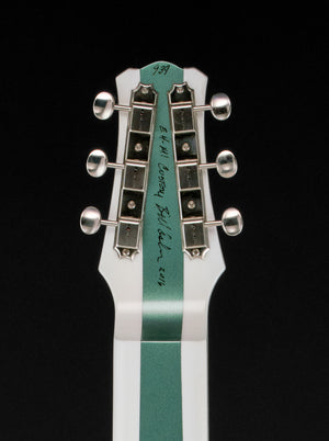SOLD Asher 2016 Electro Hawaiian Model I Lap Steel Guitar #939  Metallic Sage "Shelby"