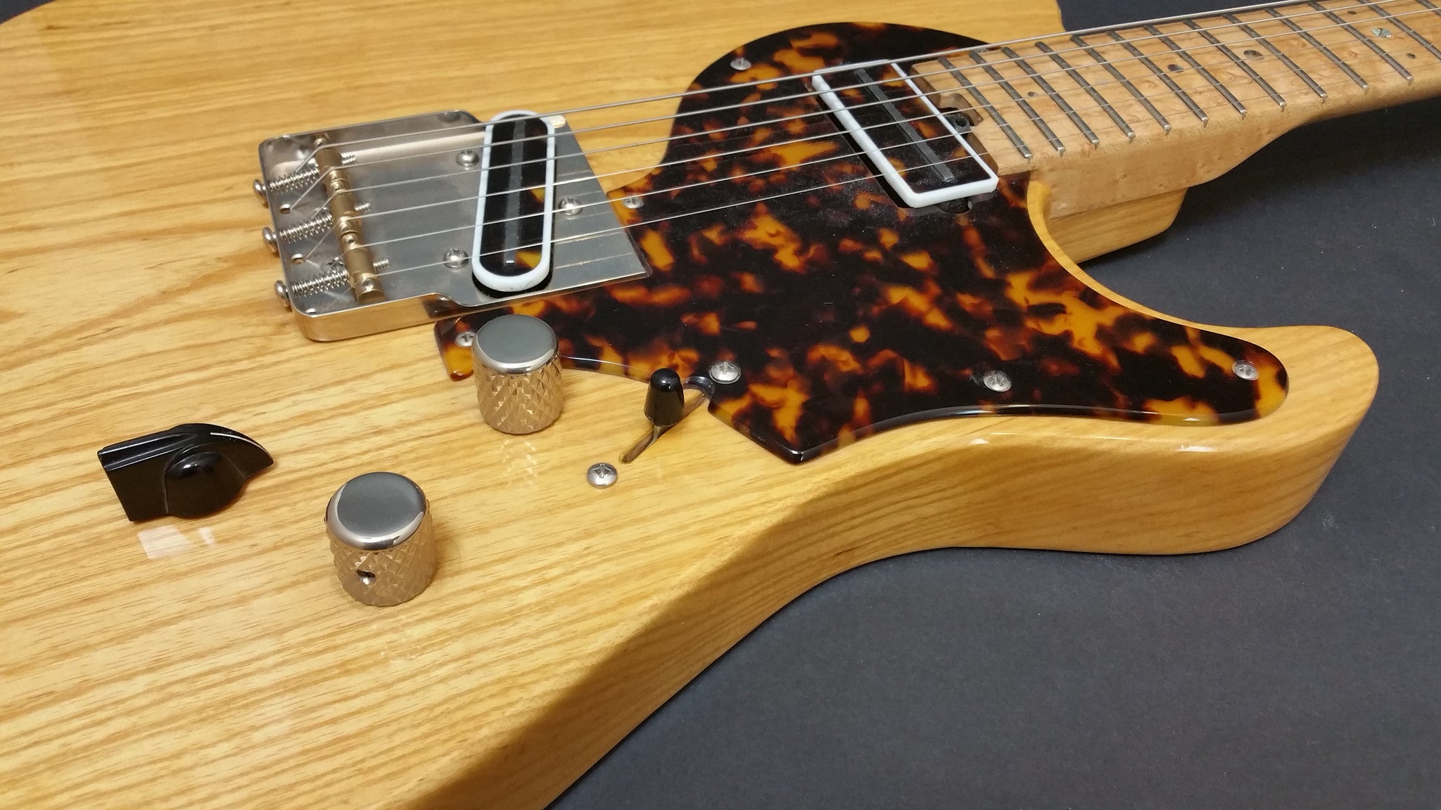 SOLD 2012 Asher T Deluxe Swamp Ash, Custom Tortoise Guard, #682 - Used, Exc. Cond!~