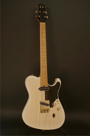 SOLD Asher T Deluxe™ Guitar, Trans Ivory Nitro, #746